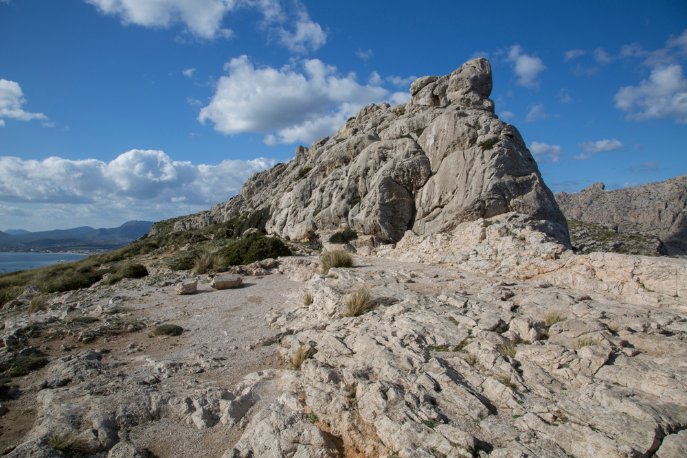 Cliff Peak on Formentor; Majorca; Spain